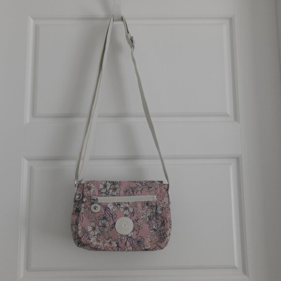 Kipling Sabian Mini bag Pristine Pink Poppy Crossbody Bag - Picture 9 of 16